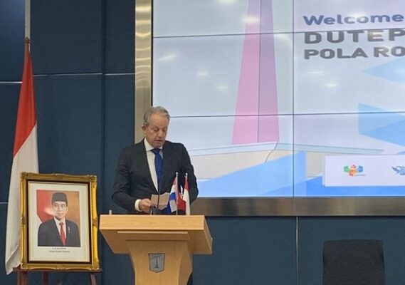 Direktur Manajemen Umum dan Perkotaan untuk Kota Rotterdam, Gerben Wigmans di Balai Kota Jakarta Selasa, 4 Februari 2020.