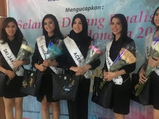 Para finalis Miss Indonesia 2018 (