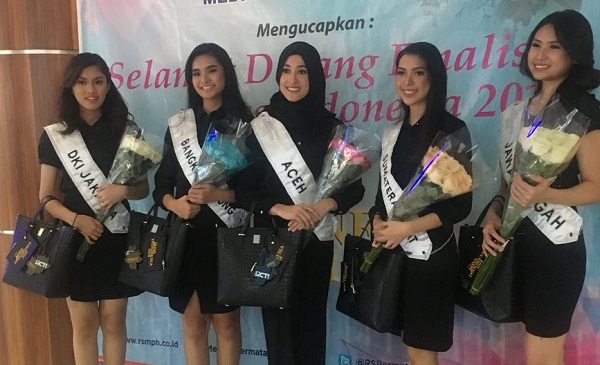 Para finalis Miss Indonesia 2018 (