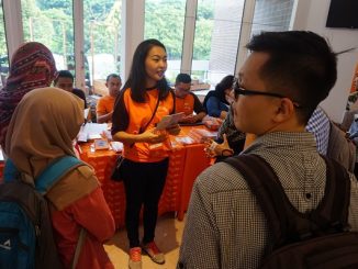 Para pencari beasiswa ke Belanda di salah satu acara Nuffic Neso Indonesia di Jakarta