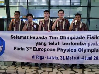 Kontingen Indonesia di ajang Olimpiade Fisika Eropa Tahun 2019 atau European Physics Olympiad (EuPhO), Riga, Latvia