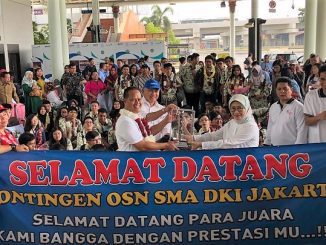 Penjemputan Kontingen OSN SMA DKI Jakarta