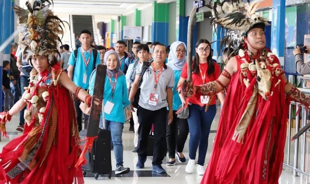 Penyambutan Peserta OSN SMA 2019 di Manado