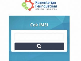 Laman Cek IMEI Kemenperin