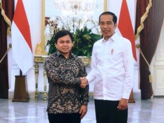 Muchlis Faroqi Furqon bersama Presiden Joko Widodo