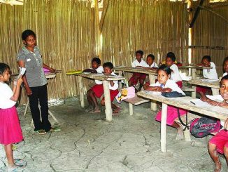 Para siswa di SD di daerah tertinggal, terdepan, dan terluar (3T)
