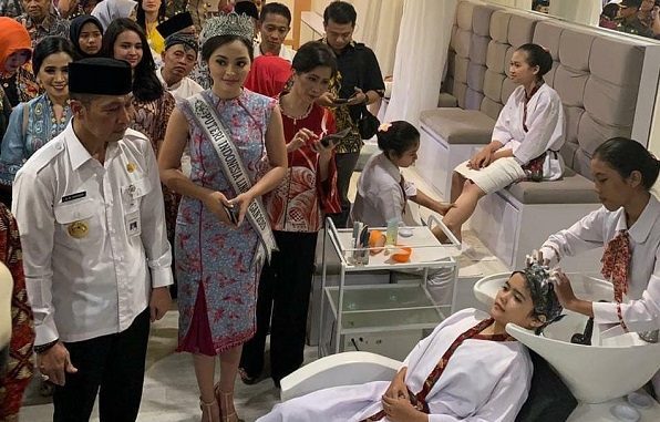 SMK PGRI 1 Kudus Inauguration Ceremony Beauty & Spa Academy di SMK PGRI 1 Kudus, Kamis, 19 September 2019