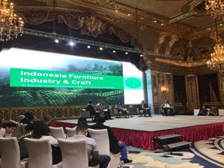 Business Forum, Indonesia Furniture Industry Investment berlangsung di Sofitel Foshan Hotel, Provinsi Guangdong, RRT, Jumat, 11 Oktober 2019
