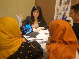 Perwakilan universitas di acara Sesi Informasi New Zealand Scholarships (NZS) 2020 di Financial Hall, Graha CIMB Niaga 2nd Floor, Jl.Jendral Sudirman Kav 58, Jakarta, Jumat, 31 Januari 2020