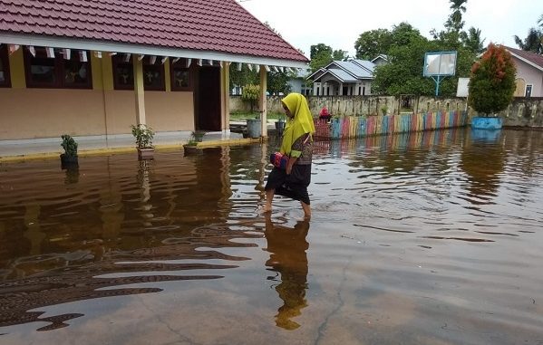 Sekolah Kebanjiran di Jakarta