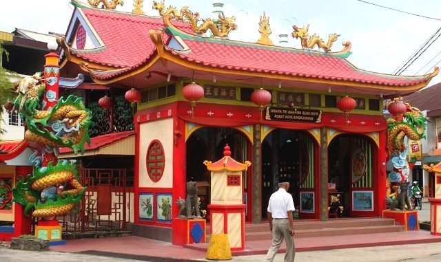Vihara Tri Dharma Bumi Raya Singkawang, klenteng terbesar di Singkawang. (kalderanews.com/y.prayogo)