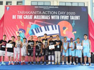 Para pemenang pertandingan basket saat Tarakanita Action Days 2020