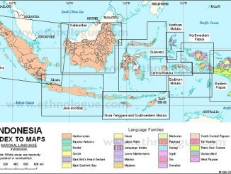 Peta Sebaran Bahasa Daerah di Indonesia