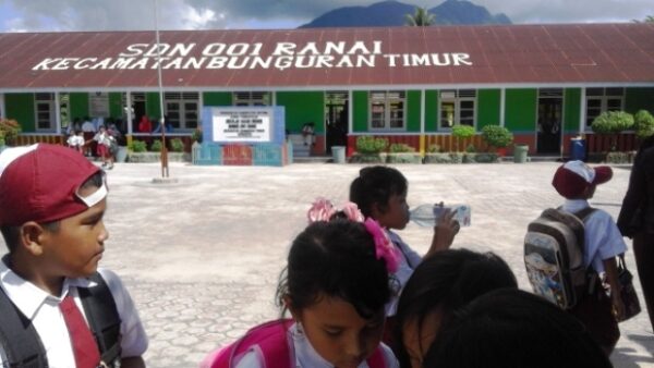 Ilustrasi: Salah satu sekolah di Kabupetan Natuna yang diliburkan. (Ist.)