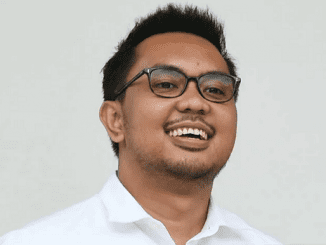 CEO Amartha, Andi Taufan Garuda Putra saat diperkenalkan sebagai Staf Khusus Presiden Joko Widodo
