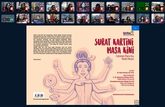 Peluncuran buku Surat Kartini Masa Kini di Ruang LPPM Gedung Mikael Lantai 4, Unika Soegijapranata Peluncuran buku Surat Kartini Masa Kini di Ruang LPPM Gedung Mikael Lantai 4, Unika Soegijapranata, Selasa, 21 April 2020