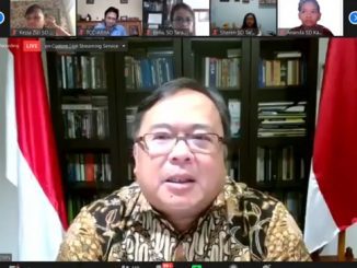 Menteri Riset dan Teknologi sekaligus Kepala Badan Riset dan Inovasi Nasional (Menristek/Kepala BRIN), Bambang Brodjonegoro dalam program #PakMenteriMengajar SD Tarakanita yang diselenggarakan oleh Yayasan Tarakanita bertema “Belajar Online untuk Masa Depan yang Lebih Baik” pada Jumat, 22 Mei 2020