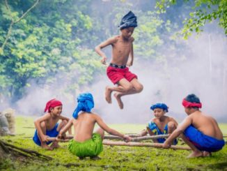 Ilustrasi: Permainan tradisional untuk mengenalkan nilai-nilai Pancasila. (Ist.)