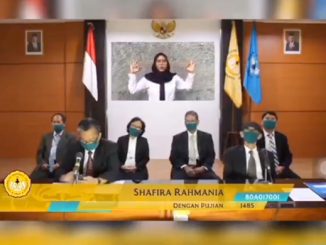 Yudisium daring Universitas Jenderal Soedirman Purwokerto. (Ist.)