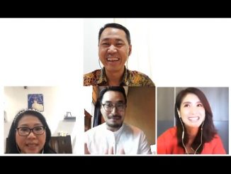 Entrepreneur sekaligus penyiar radio di Hard Rock FM, Susan Tanoe, presenter di program Insert Trans TV, Jevier Justin dan Senior General Manager PT Mahkota Musik Indonesia, Patricia Dharmawan acara Instagram Live Rally 3 on 3 pada Sabtu, 6 Juni 2020 yang dipandu Pengurus BPK PENABUR Jakarta, Dedy Budiman