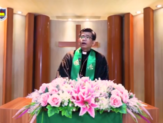 Pendeta Jotje Hanri Karuh di ibadah dan perayaan online HUT 7 Dasawarsa BPK PENABUR, Minggu, 19 Juli 2020