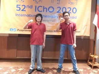 Dua siswa yang mewakili Indonesia dalam ajang 52nd International Chemistry Olympiad (IChO) 2020. (Ist.)