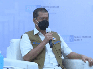 Ketua Satuan Tugas (Satgas) Penanganan Covid-19, Doni Monardo dalam Diskusi FMB9 "Kesehatan Pulih, Ekonomi Bangkit" pada Sabtu, 15 Agustus 2020