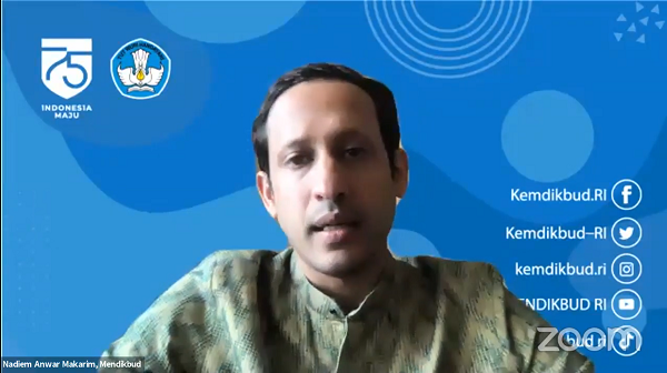 Menteri Pendidikan dan Kebudayaan (Mendikbud) Nadiem Makarim Menteri Pendidikan dan Kebudayaan (Mendikbud) Nadiem Makarim