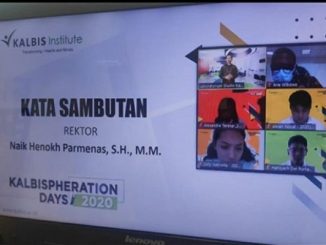 Pada Senin hingga Kamis (24-27/08) Kalbis Insitute gelar ospek daring untuk pertama kalinya. (KalderaNews/ Dok. Kalbis Institute)