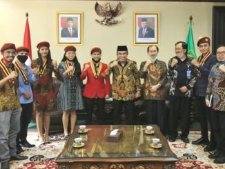 Pengurus Pusat PMKRI bertemu dengan Menteri Agama Fachrul Razi. (Dok, Kemenag)