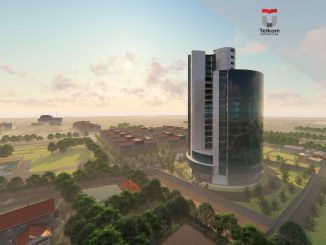 Ilusrtasi: Rencana Telkom University Landmark Tower (TULT) yang akan selesai Juni 2021. (Dok. Tel-U)