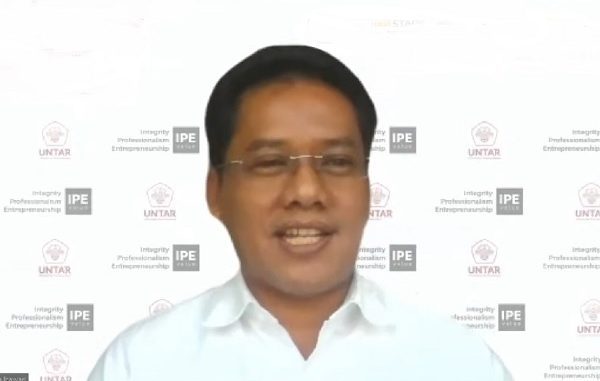 Rektor Untar Rektor Universitas Tarumanagara (Untar) Jakarta, Prof. Dr. Agustinus Purna Irawan
