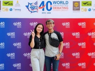 Delegasi Indonesia di World University Debate Championship (WUDC) 2020 in Bangkok on 27 December 2019-4 January 2020