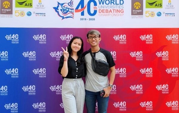 Delegasi Indonesia di World University Debate Championship (WUDC) 2020 in Bangkok on 27 December 2019-4 January 2020