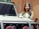 Sales Promotion Girl (SPG) atau usher di gelaran GAIKINDO Indonesia International Auto Show (GIIAS) 2019 di Indonesia Convention Exhibition (ICE) BSD City, Tangerang Selatan, Sabtu, 20 Juli 2019
