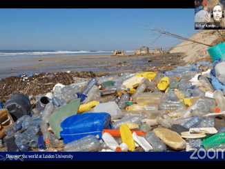 Esther Kentin jadi pembicara pada Fokustik 2020: Plastic War. Sampah plastik masih menjadi masalah yang tidak habis-habisnya di seluruh dunia (KalderaNews/ Syasa Halima)