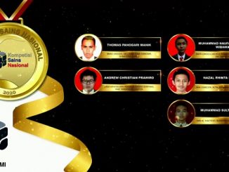 Para pemenang peraih medali emas KSN jenjang SMA Bidang Astronomi 2020