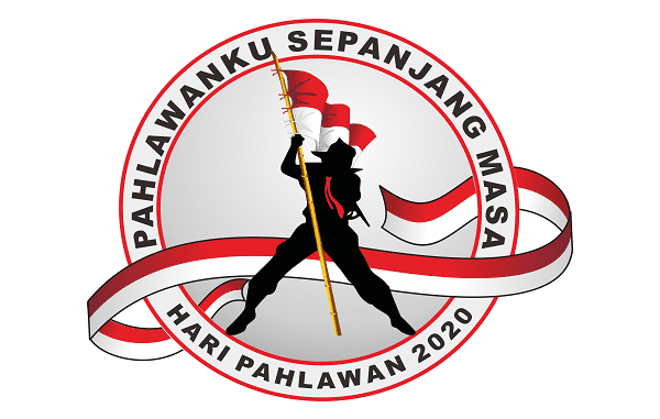 Logo Hari Pahlawa 2020 dengan tema "Pahlawanku Sepanjang Masa" (KalderaNews/ Dok. Kemensos)