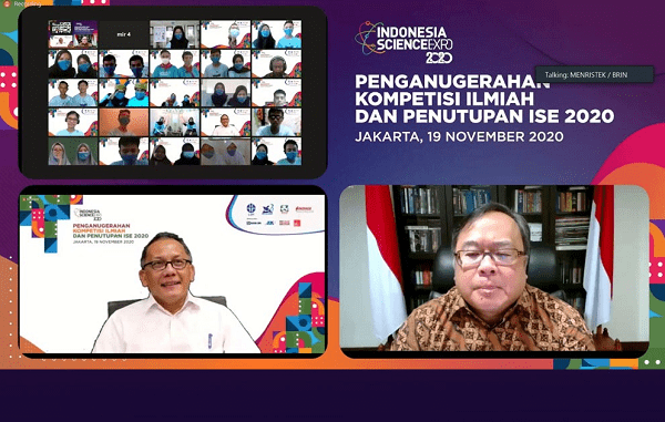 Penganugerahan dan penutupan Indonesia Science Expo (ISE) 2020. (KalderaNews.com/Dok. LIPI) Penganugerahan dan penutupan Indonesia Science Expo (ISE) 2020. (KalderaNews.com/Dok. LIPI)
