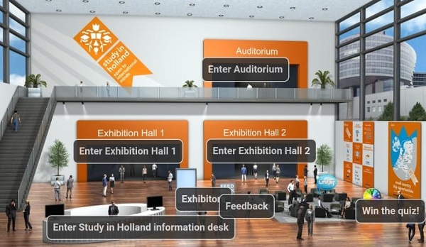 Virtual Study in Holland Fair 2020 serantak dihelat di 4 negara di Asia, yaitu China, Korea Selatan, Vietnam dan Indonesia pada Rabu, 18 November 2020 