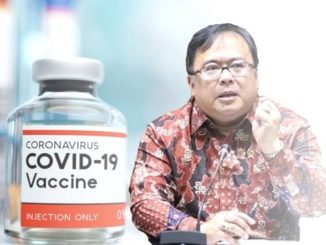 Menteri Riset dan TeknologiKepala Badan Riset dan Inovasi Nasional (MenristekKepala BRIN), Bambang PS Brodjonegoro meresmikan Tim Nasional Percepatan Pengembangan Vaksin Merah-Putih. (KalderaNews.com/repro: y.prayogo)