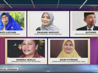 Penerima Apresiasi Cerdas Berkarakter Kemendikbud 2020 Kategori Fasilitator Cerdas Berkarakter. (KalderaNews.com/Ist.)