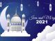 Ilustrasi: Ucapan Selamar Hari Raya Isra Mi'raj 2021. (KalderaNews.com/repro: y.prayogo)