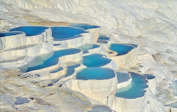 Prmukkale Keindahan mata air panas Pamukkale, Turki (KalderaNews/ig @aliguven15)