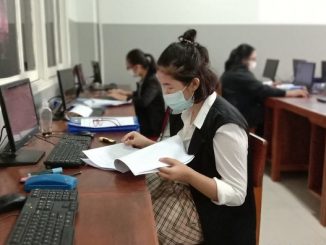 Pelaksanaan Uji Kompetensi Kejuruan (UKK) program keahlian Otomatisasi Tata Kelola Perkantoran (OTKP) di SMK Strada Daan Mogot