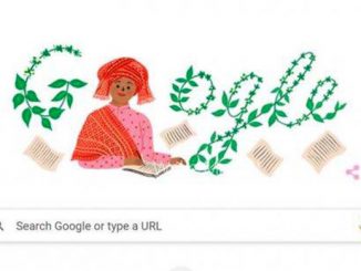 Google doodle Sariamin Ismail. (KalderaNews.com/y.prayogo)