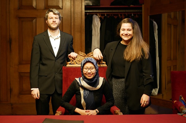 Isti Hidayati bersama teman-teman kuliahnya di University of Groningen 