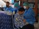 Vaksinasi di salah satu SMP di Yogyakarta. (KalderaNews.com/foto.Its)