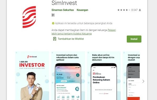 Aplikasi SimInvest Besutan Sinarmas Sekuritas