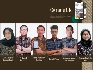 Enam mahasiswa yang berhasil membuat inovasi aplikasi Naratik. (KalderaNews.com/Dok.Udinus)